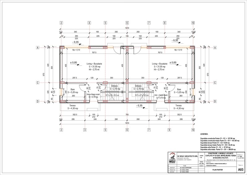 Vile tip duplex de vanzare zona Theodor Pallady